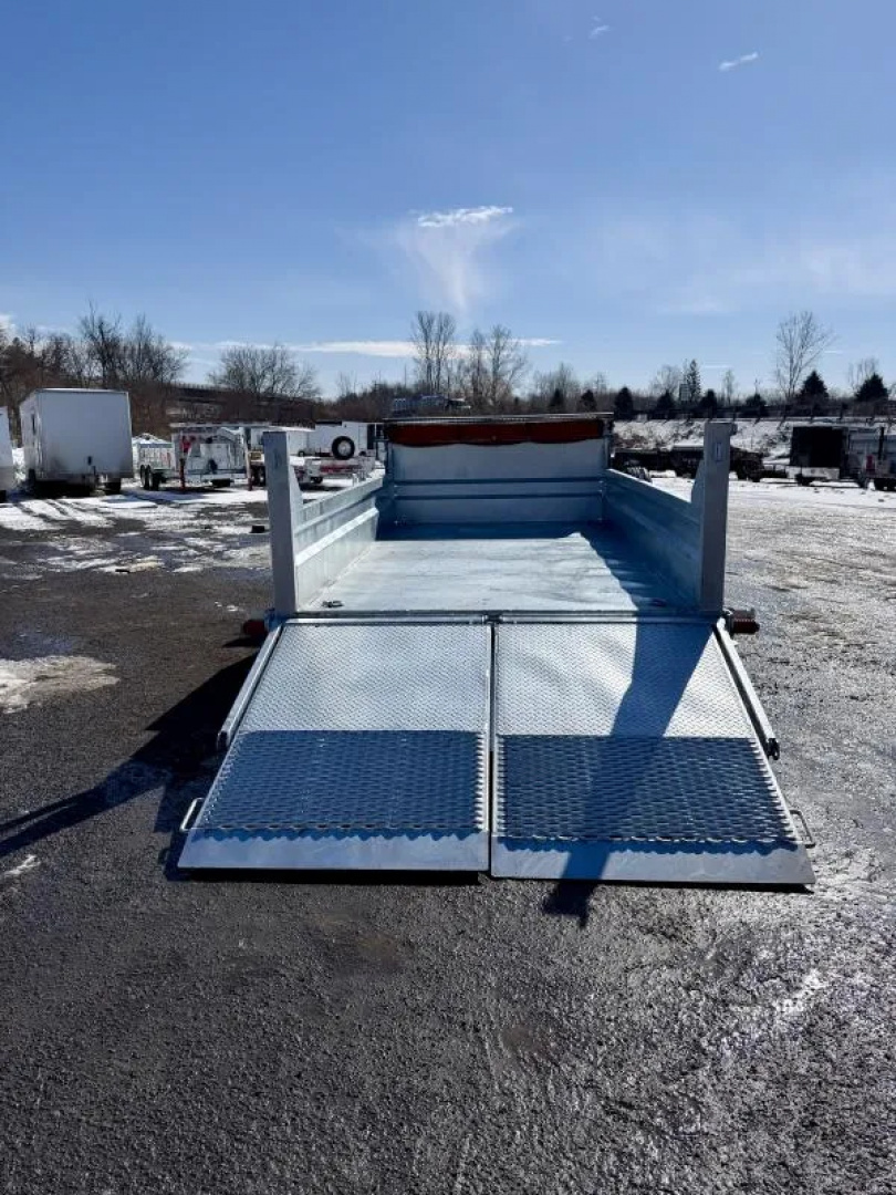 New 2026 N&N Galvanized 6X12 Dump Trailer 10K