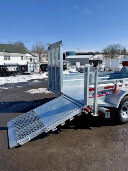 New 2026 N&N Galvanized 6X12 Dump Trailer 10K