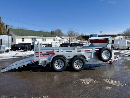 New 2026 N&N Galvanized 6X12 Dump Trailer 10K