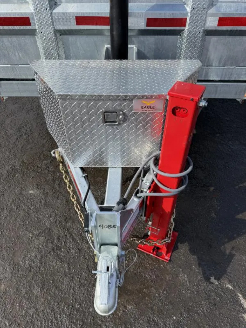 New 2026 N&N Galvanized 7X14 Dump Trailer 15K