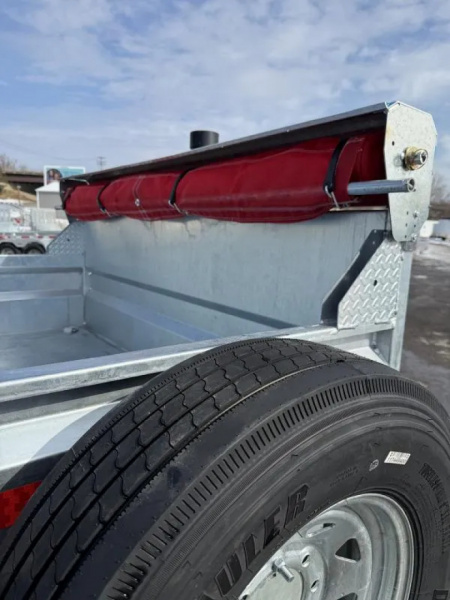 New 2026 N&N Galvanized 7X14 Dump Trailer 15K