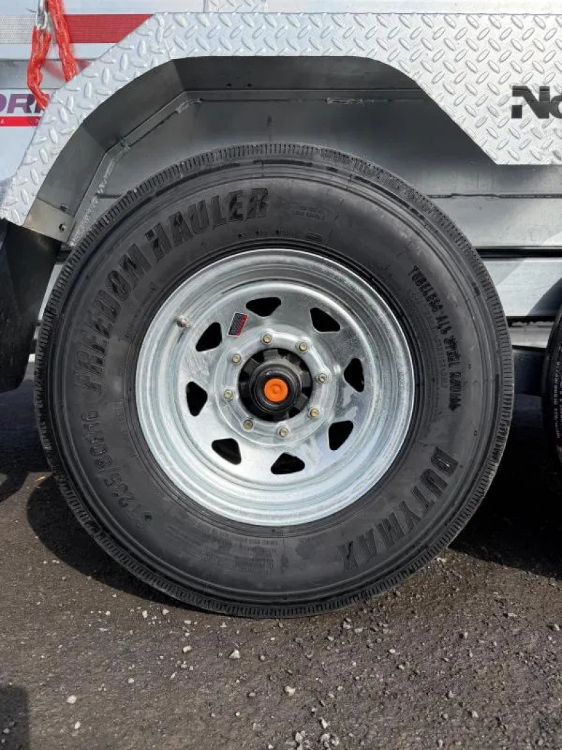 New 2026 N&N Galvanized 7X14 Dump Trailer 15K