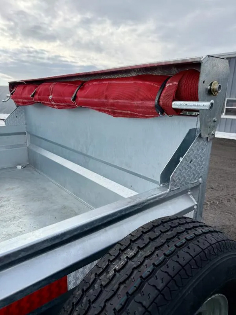 New 2026 N&N Galvanized 7X12 Dump Trailer w/combo gate 10K