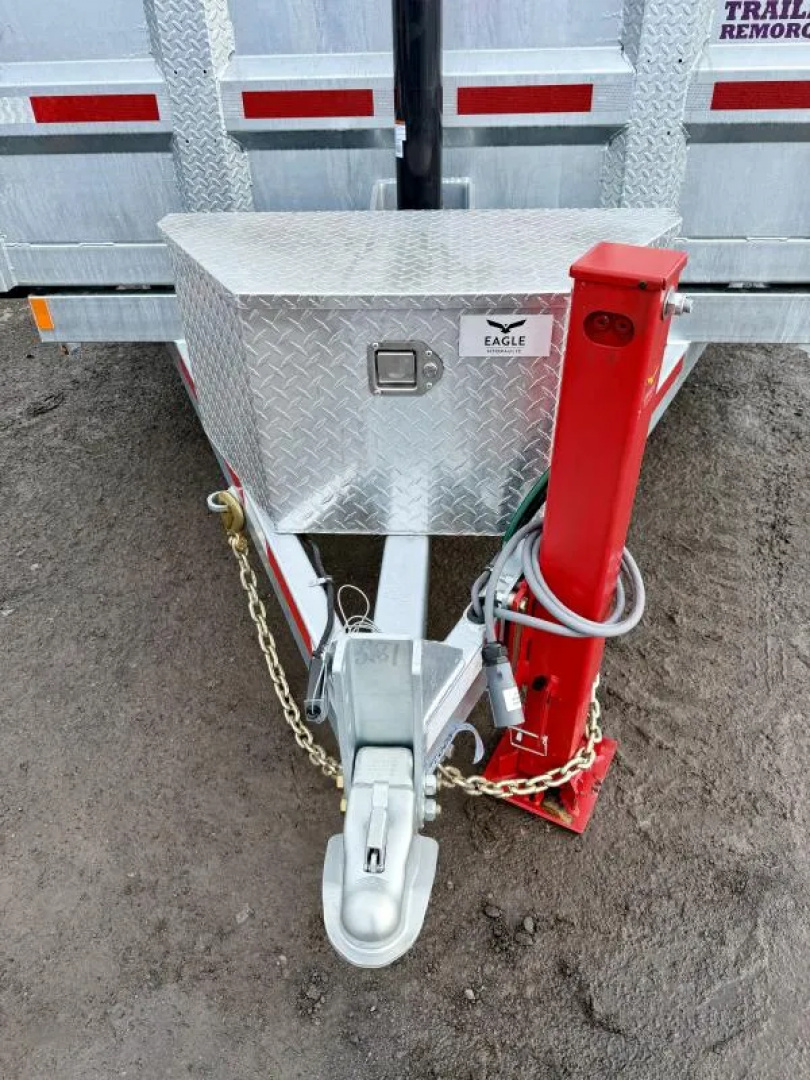 New 2026 N&N Galvanized 7X12 Dump Trailer w/combo gate 10K