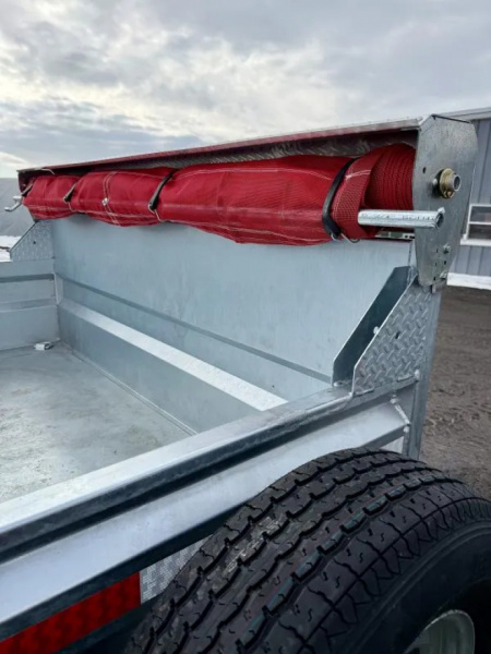 New 2026 N&N Galvanized 7X12 Dump Trailer w/combo gate 10K