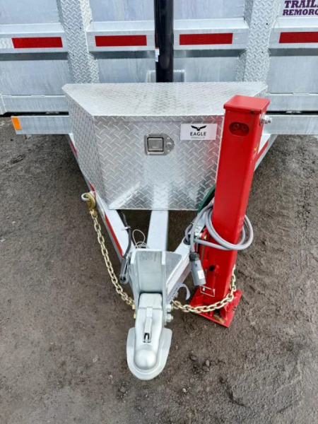 New 2026 N&N Galvanized 7X12 Dump Trailer w/combo gate 10K