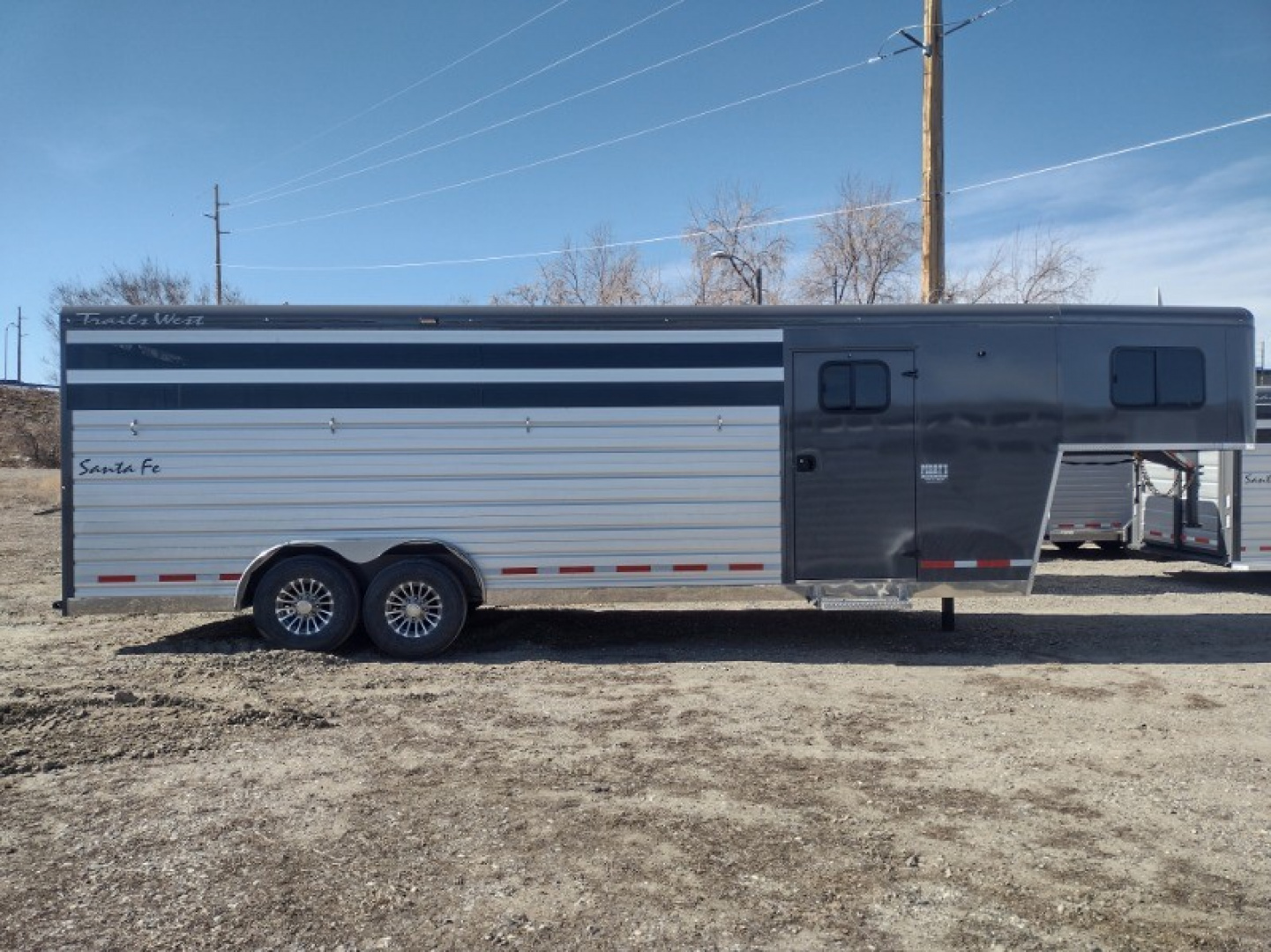 New 2026 Trails West Santa Fe 24' Stock Combo Trailer