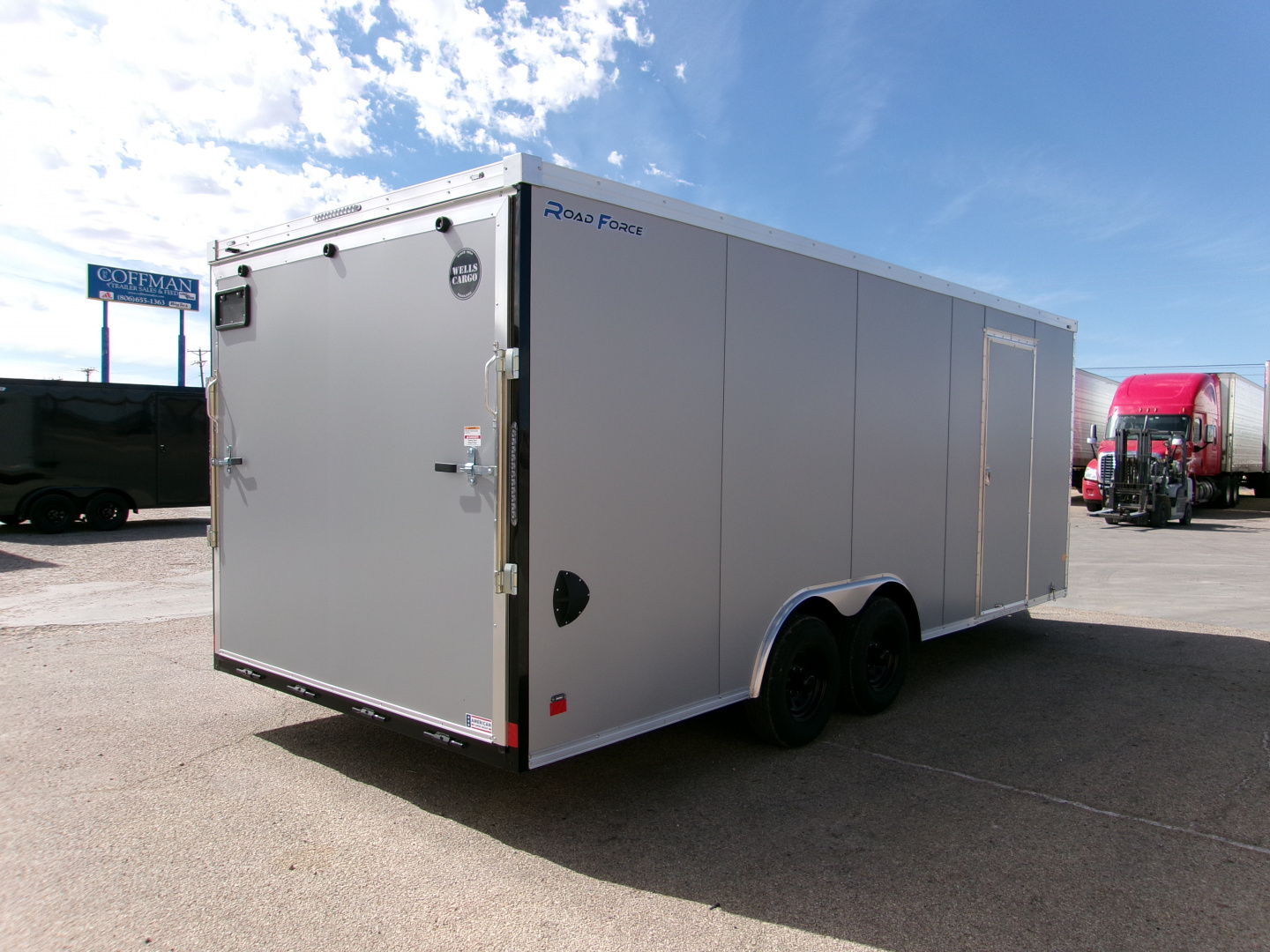 New 2026 Wells Cargo 8.5x20x7 Road Force Cargo w/ Ramp & Screwless ACP Panels