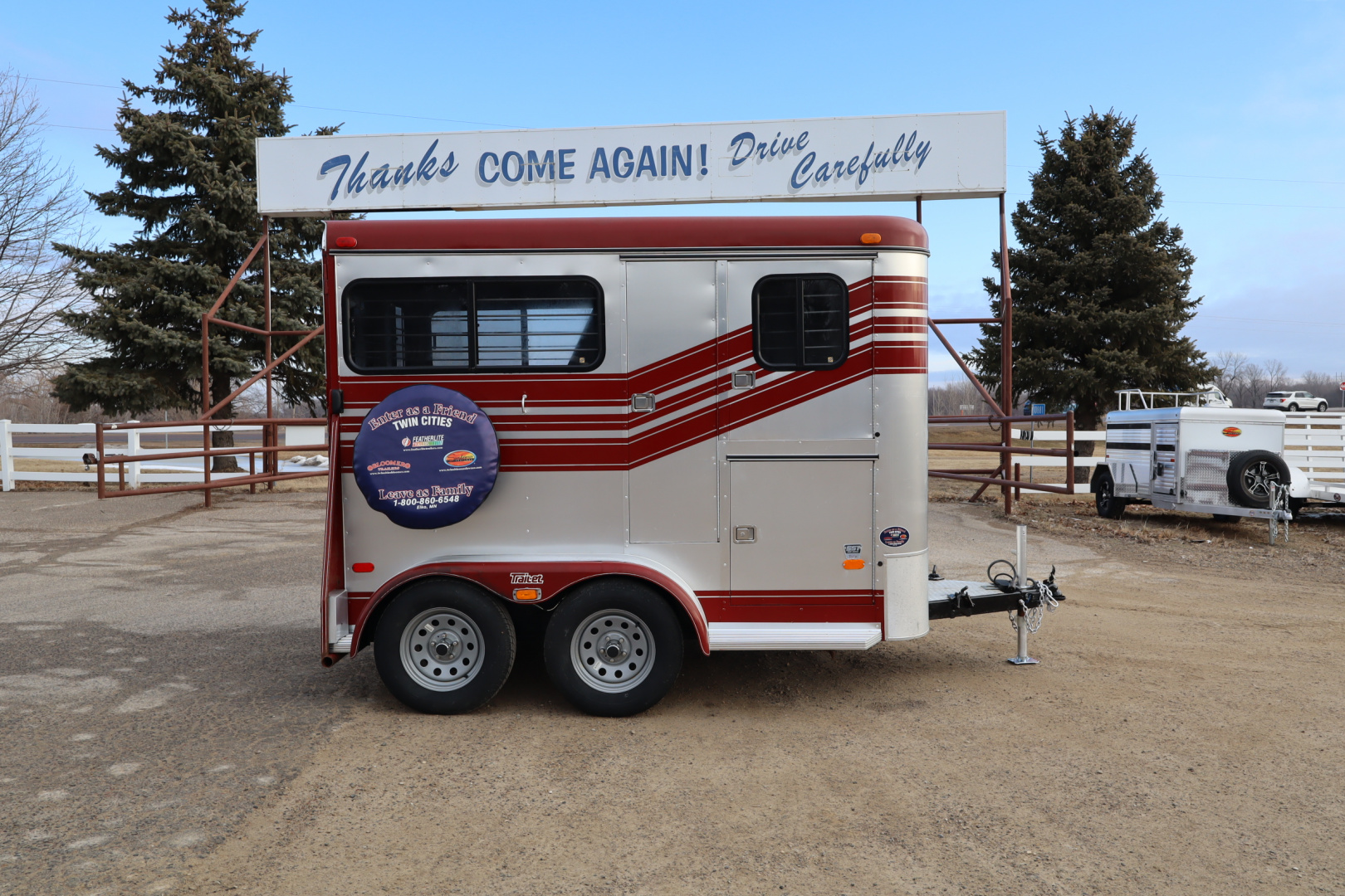 Used 1990 Trail-ET 2 Horse BP Trailer