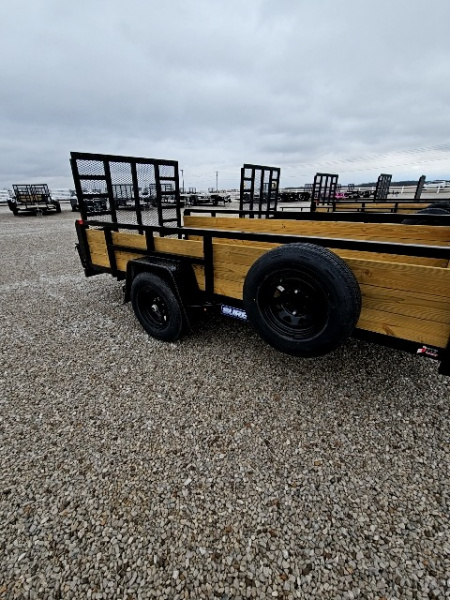 New 2026 Sure-Trac 6 x 12 Tube Top Three Board Utility Trailer