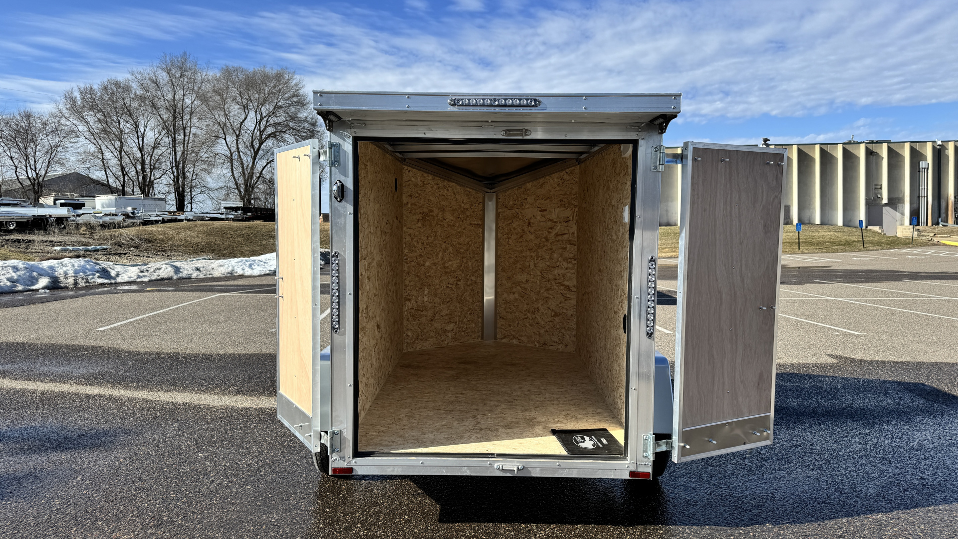 New 2026 Lightning 5X8 Cargo / Enclosed Trailer - DOUBLE DOORS!