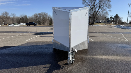 New 2026 Lightning 5X8 Cargo / Enclosed Trailer - DOUBLE DOORS!