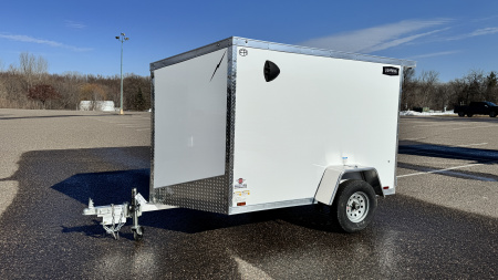 New 2026 Lightning 5X8 Cargo / Enclosed Trailer - DOUBLE DOORS!