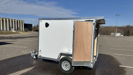 New 2026 Lightning 5X8 Cargo / Enclosed Trailer - DOUBLE DOORS!