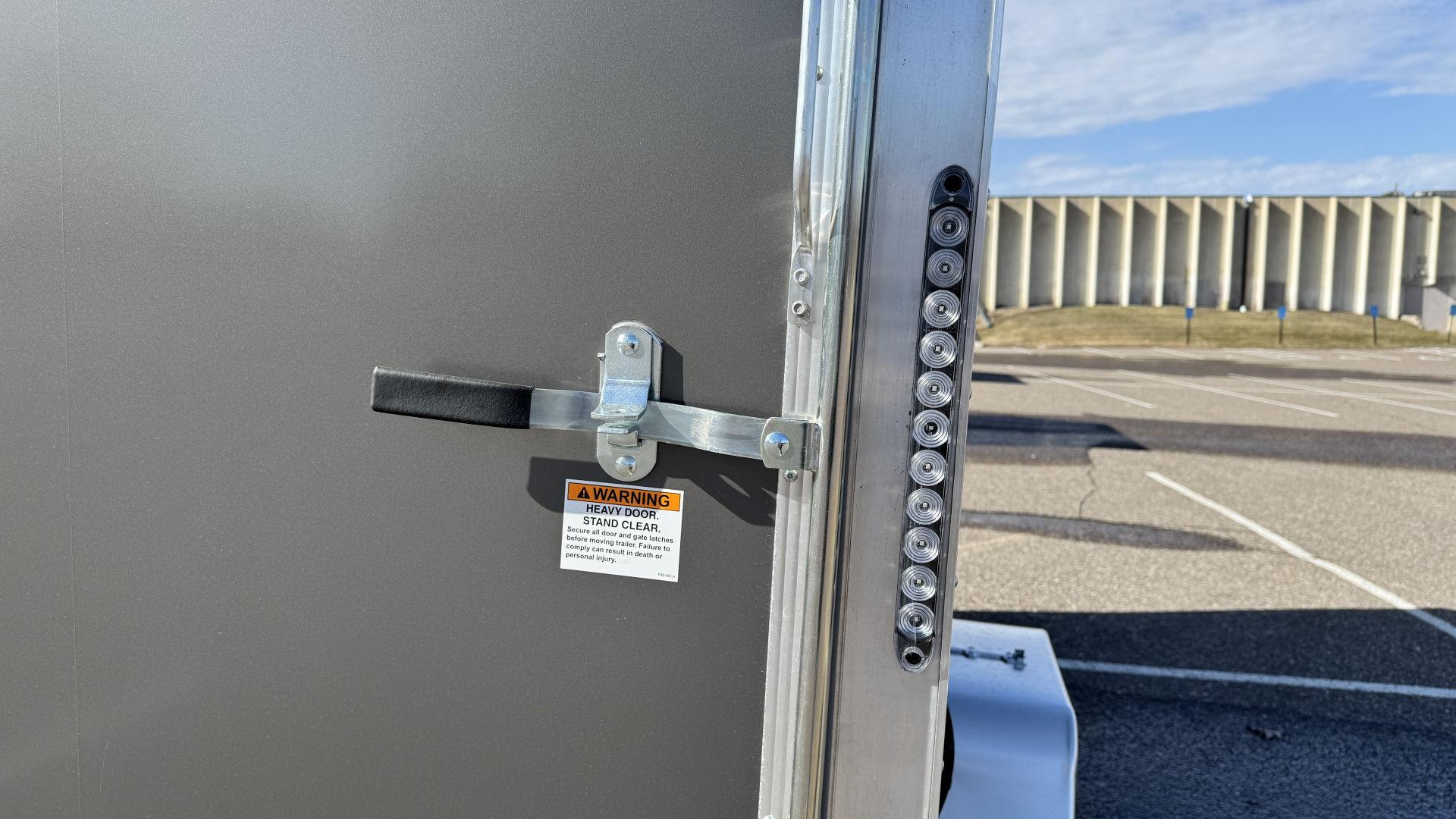 New 2026 Lightning 5X10 Enclosed Trailer - Ramp Door!