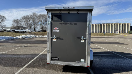 New 2026 Lightning 5X10 Enclosed Trailer - Ramp Door!