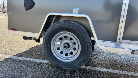 New 2026 Lightning 5X10 Enclosed Trailer - Ramp Door!