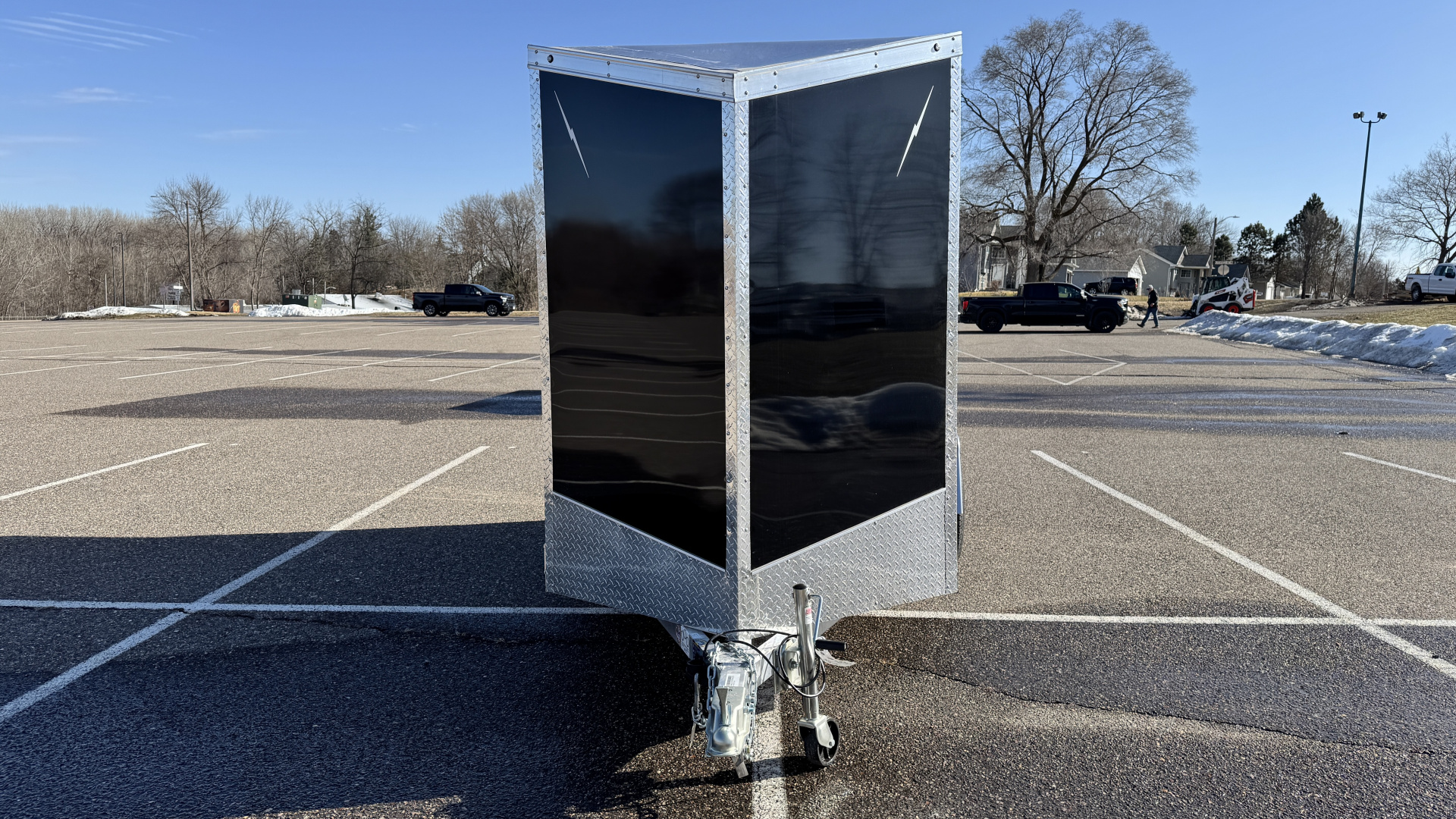 New 2026 Lightning 5X10 Enclosed Trailer - Ramp Door!