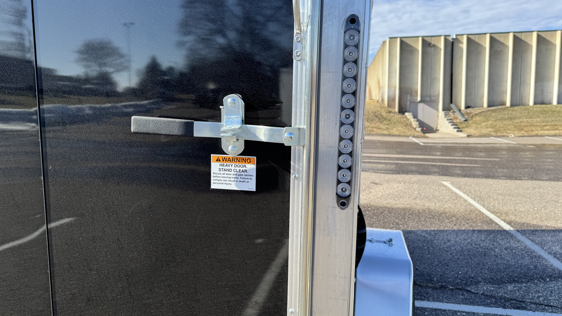 New 2026 Lightning 5X10 Enclosed Trailer - Ramp Door!