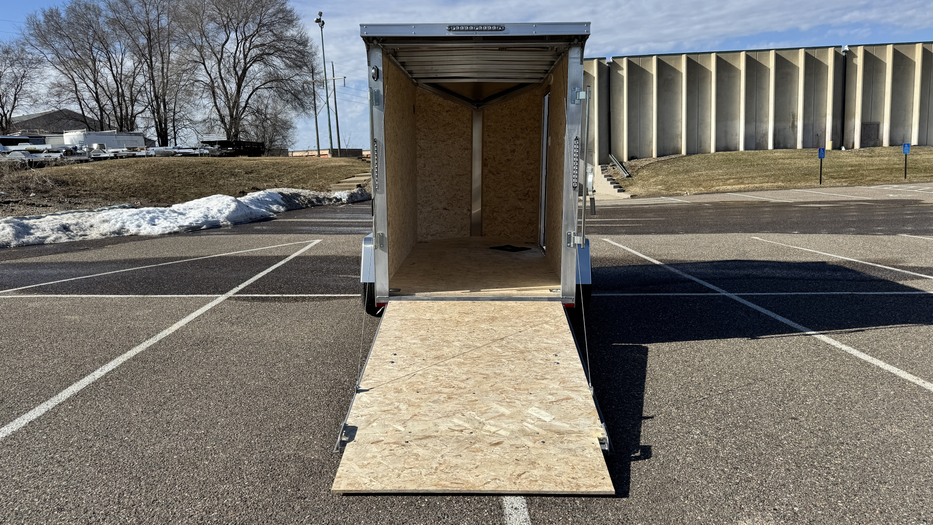 New 2026 Lightning 5X10 Enclosed Trailer - Ramp Door!