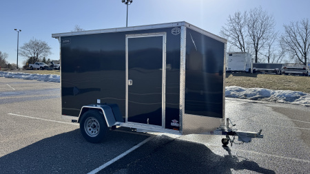 New 2026 Lightning 5X10 Enclosed Trailer - Ramp Door!
