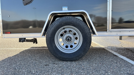 New 2026 Lightning 5X10 Enclosed Trailer - Ramp Door!
