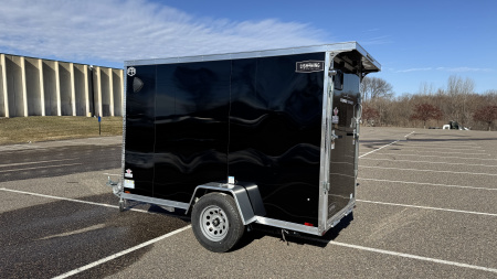 New 2026 Lightning 5X10 Enclosed Trailer - Ramp Door!