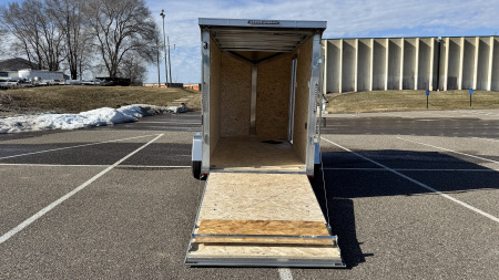 New 2026 Lightning 5X10 Enclosed Trailer - Ramp Door!