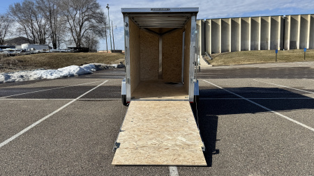 New 2026 Lightning 5X10 Enclosed Trailer - Ramp Door!