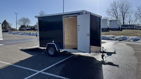 New 2026 Lightning 5X10 Enclosed Trailer - Ramp Door!