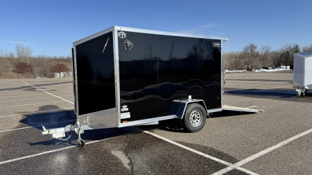 New 2026 Lightning 5X10 Enclosed Trailer - Ramp Door!