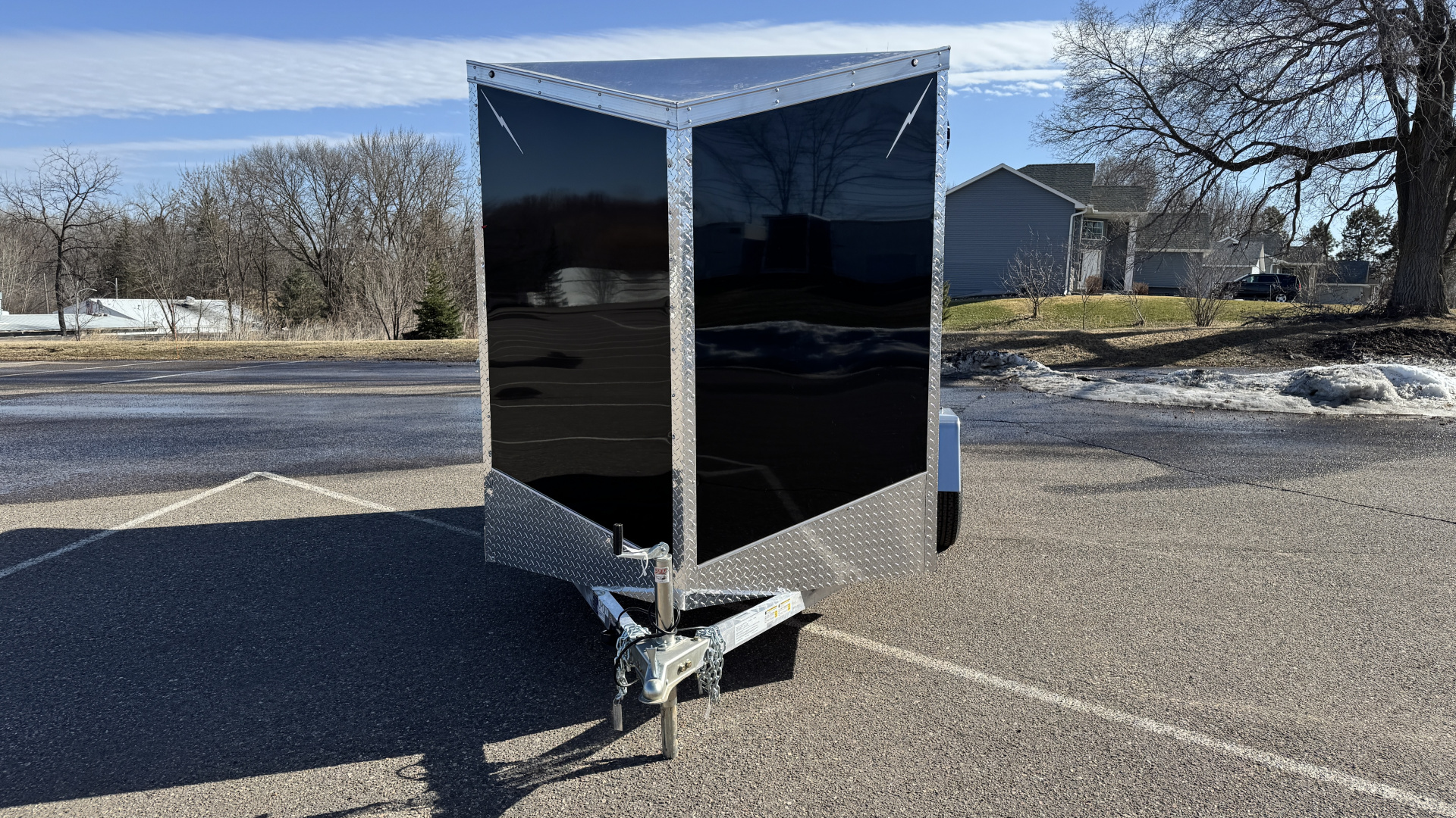 New 2026 Lightning 6X10 Cargo / Enclosed Trailer- Rear Ramp door!