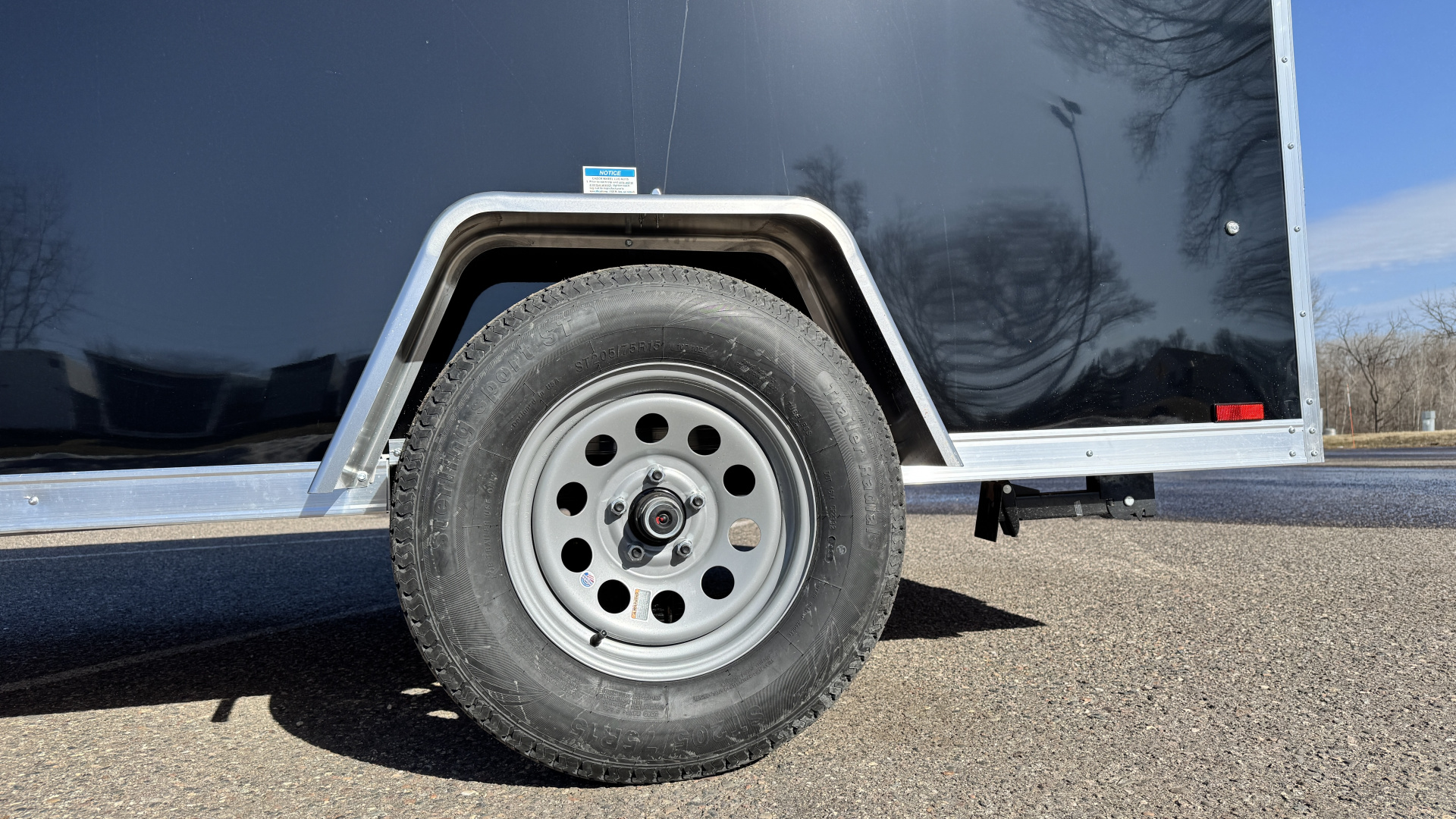 New 2026 Lightning 6X10 Cargo / Enclosed Trailer- Rear Ramp door!