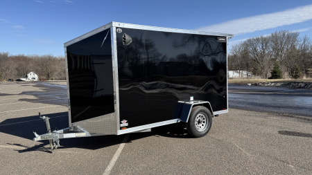 New 2026 Lightning 6X10 Cargo / Enclosed Trailer- Rear Ramp door!