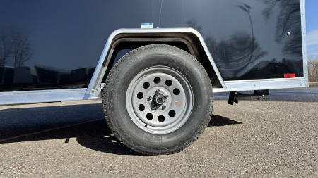 New 2026 Lightning 6X10 Cargo / Enclosed Trailer- Rear Ramp door!