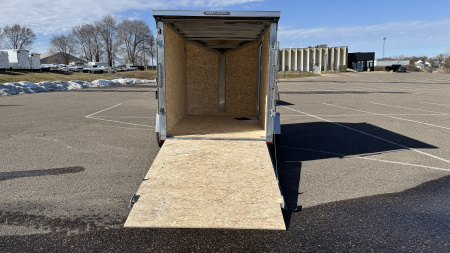 New 2026 Lightning 6X10 Cargo / Enclosed Trailer- Rear Ramp door!