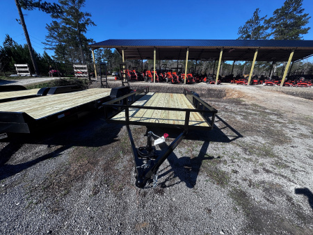 New 2026 Clay's Trailers 76x16 7k slide in ramps utility trailer