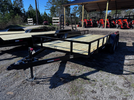 New 2026 Clay's Trailers 76x16 7k slide in ramps utility trailer