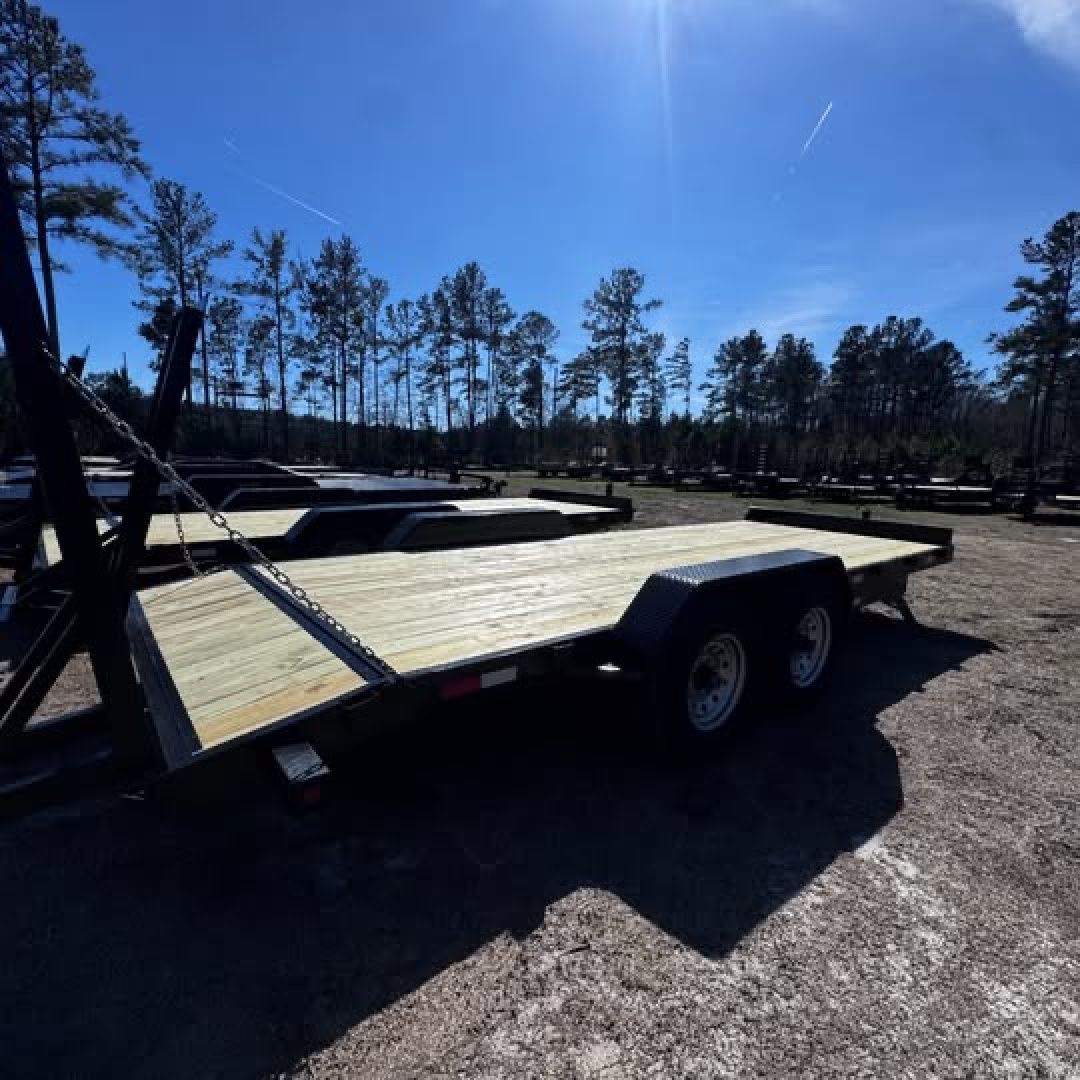 New 2026 Clay's Trailers 7x20 14k stand up ramps equipment trailer