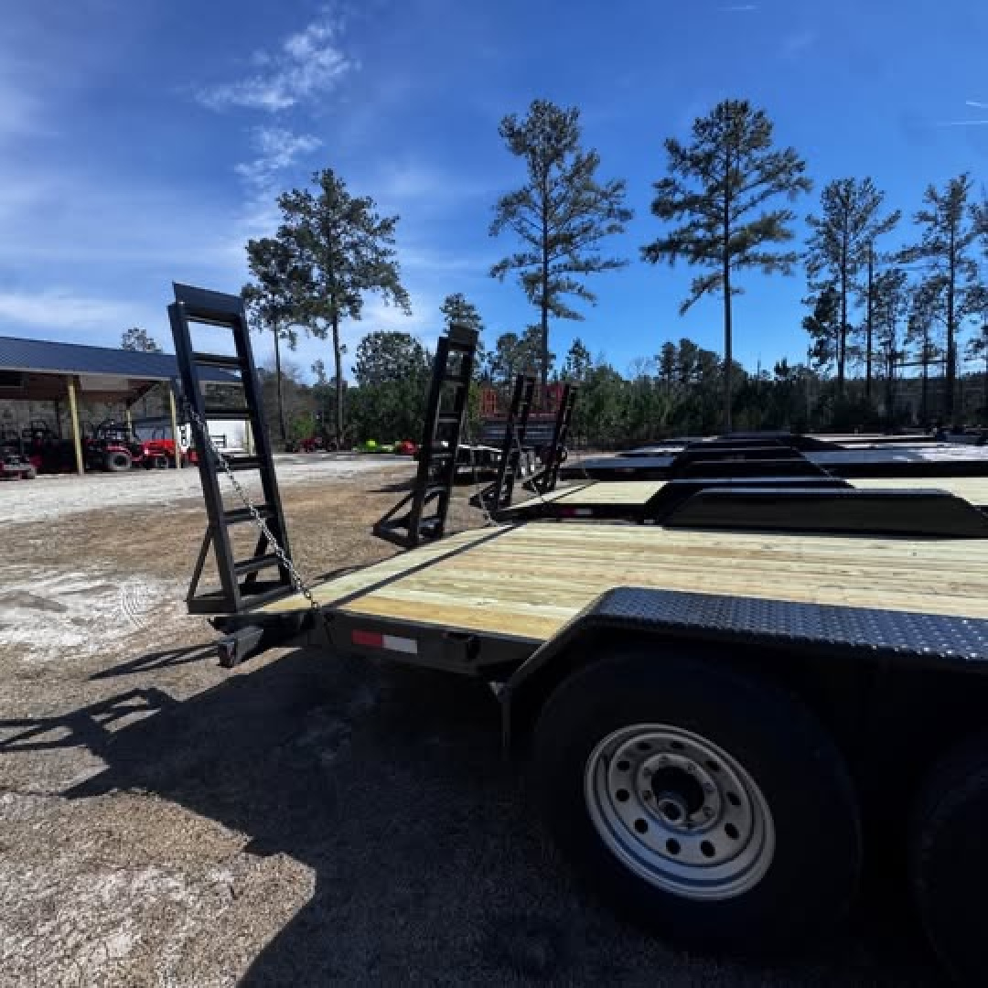 New 2026 Clay's Trailers 7x20 14k stand up ramps equipment trailer