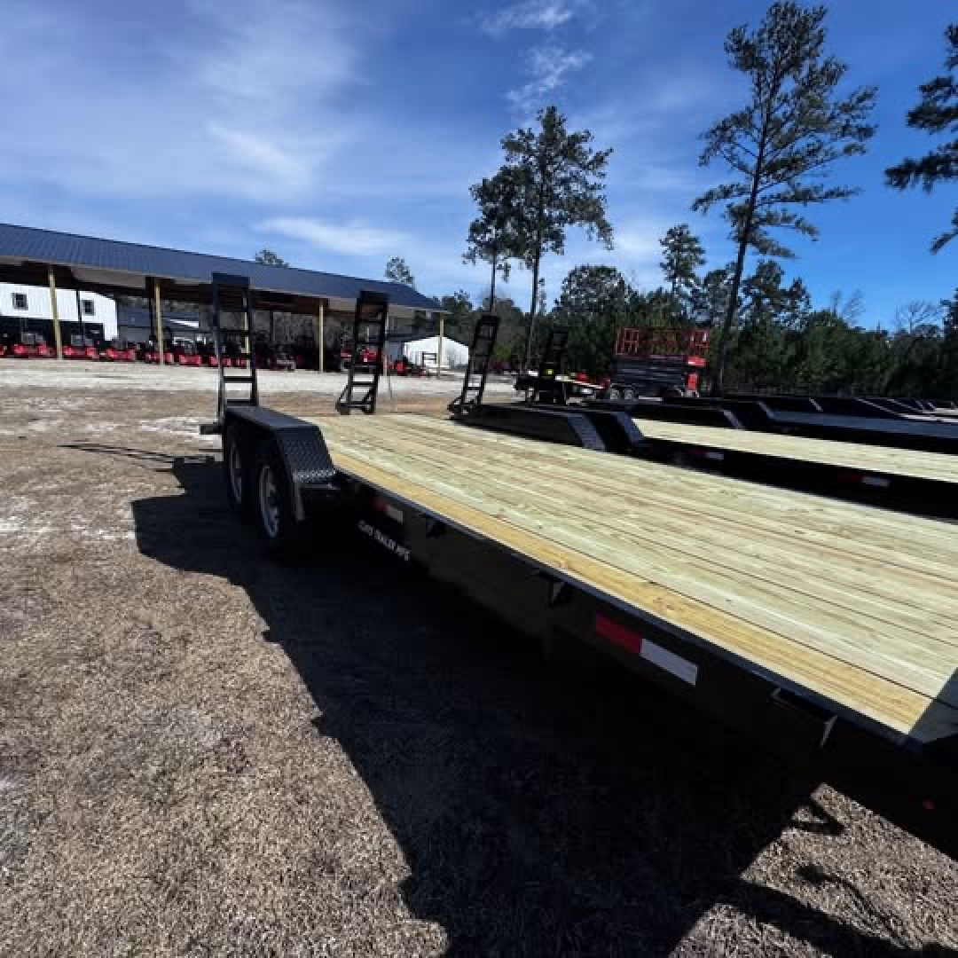 New 2026 Clay's Trailers 7x20 14k stand up ramps equipment trailer