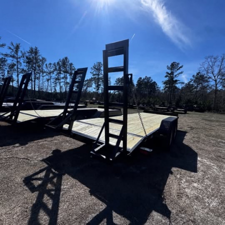 New 2026 Clay's Trailers 7x20 14k stand up ramps equipment trailer