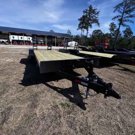 New 2026 Clay's Trailers 7x20 14k stand up ramps equipment trailer