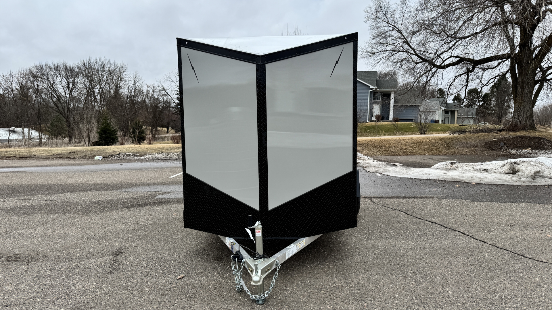 New 2026 Lightning 6X10 Cargo / Enclosed Trailer- Rear Ramp door! Blackout Package!