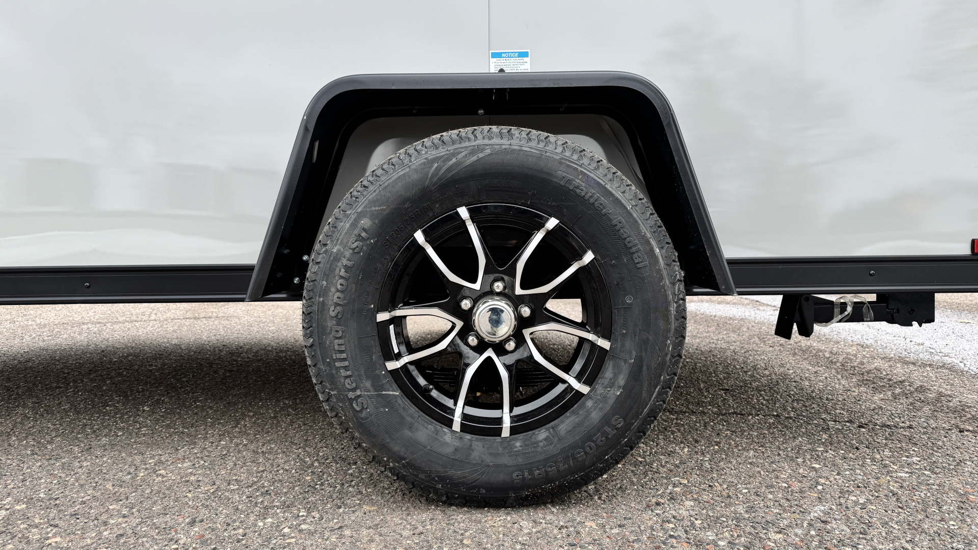 New 2026 Lightning 6X10 Cargo / Enclosed Trailer- Rear Ramp door! Blackout Package!