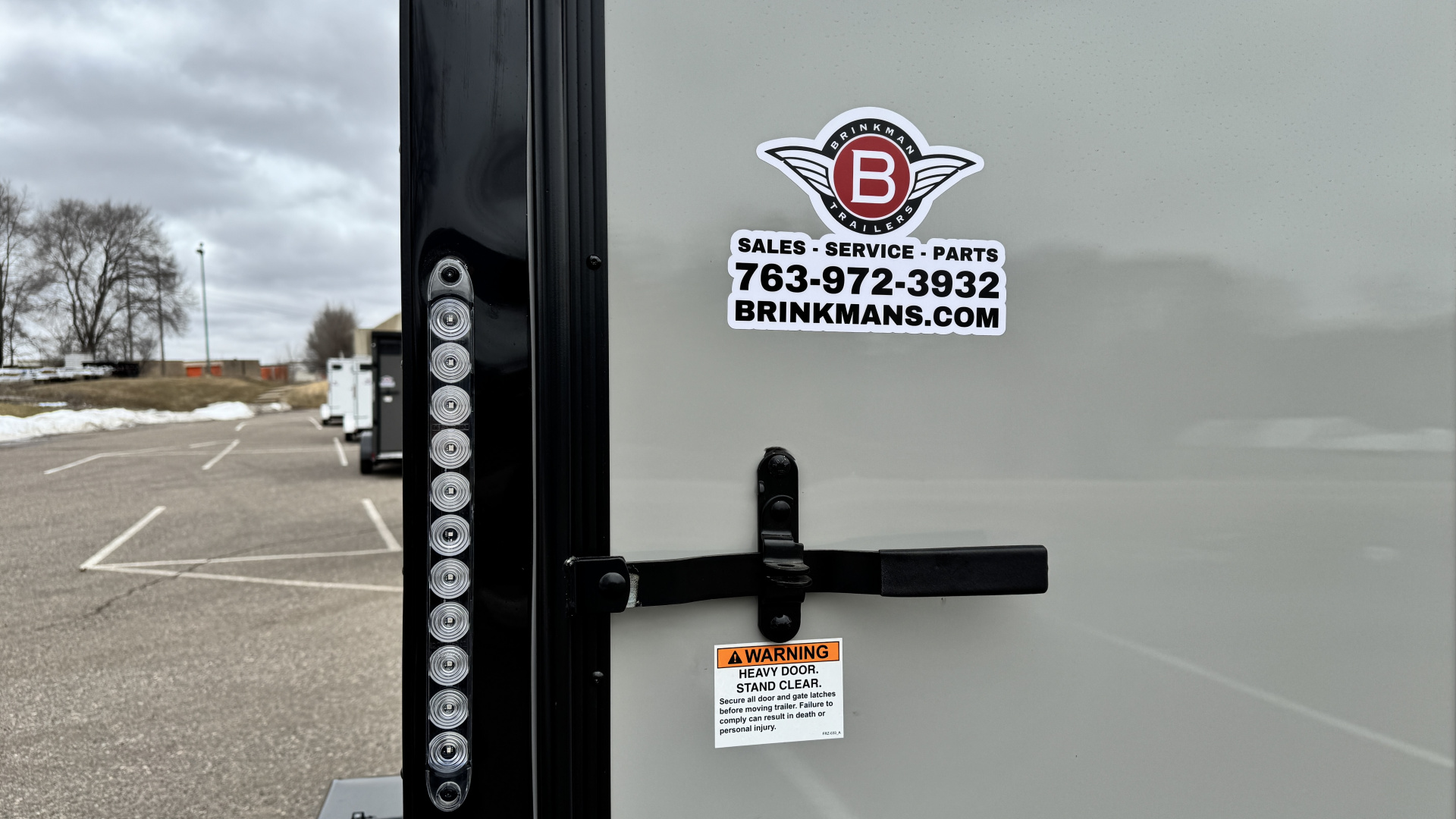 New 2026 Lightning 6X10 Cargo / Enclosed Trailer- Rear Ramp door! Blackout Package!