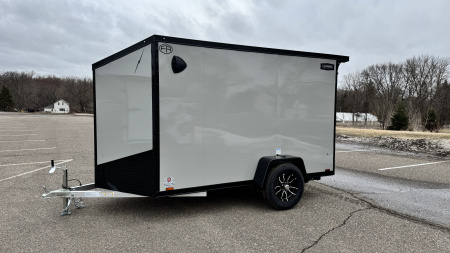New 2026 Lightning 6X10 Cargo / Enclosed Trailer- Rear Ramp door! Blackout Package!
