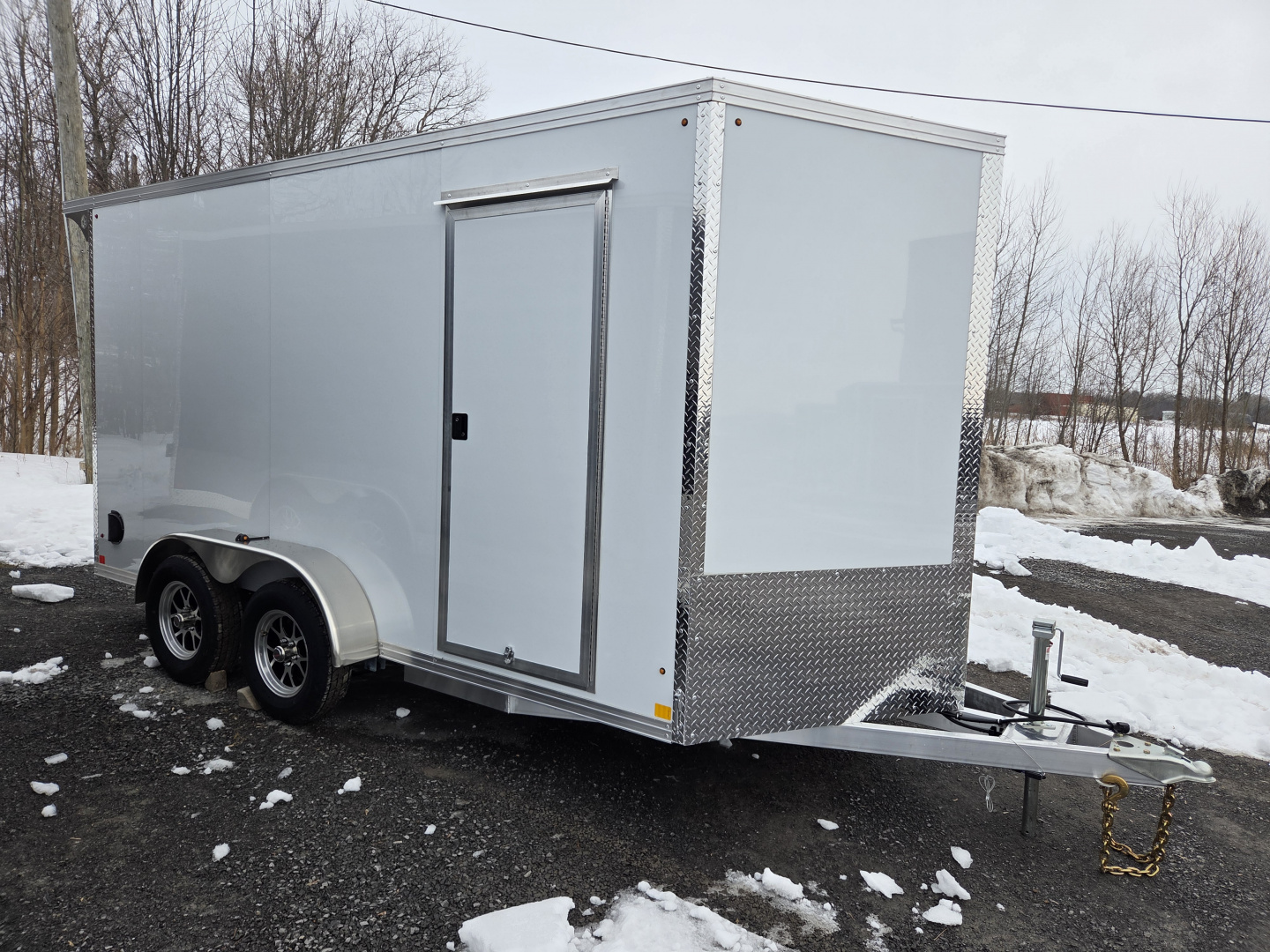 New 2026 Canadian Made All Aluminum 7'x14' TA-3500 Cargo Trailer