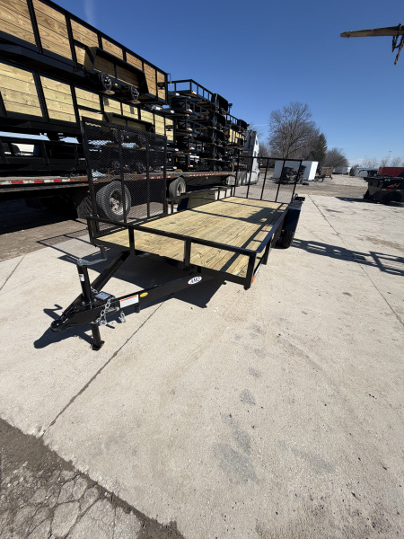 New 2026 AMO UT182 Utility Trailer 76X18 TA (GVW:7000)
