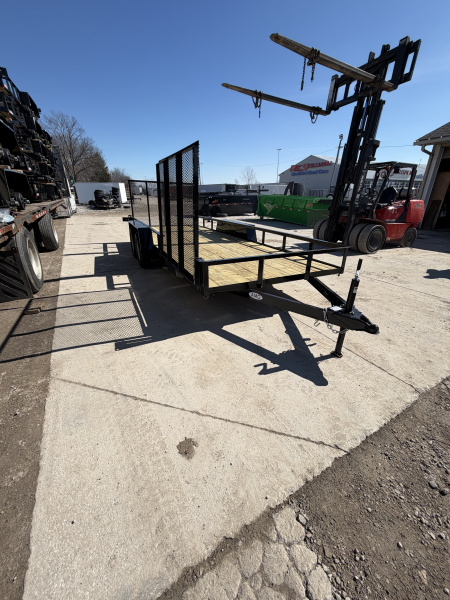 New 2026 AMO UT182 Utility Trailer 76X18 TA (GVW:7000)